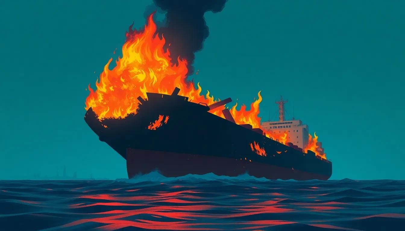 Ataque a barco iraní frente a Sri Lanka deja al menos 80 muertos