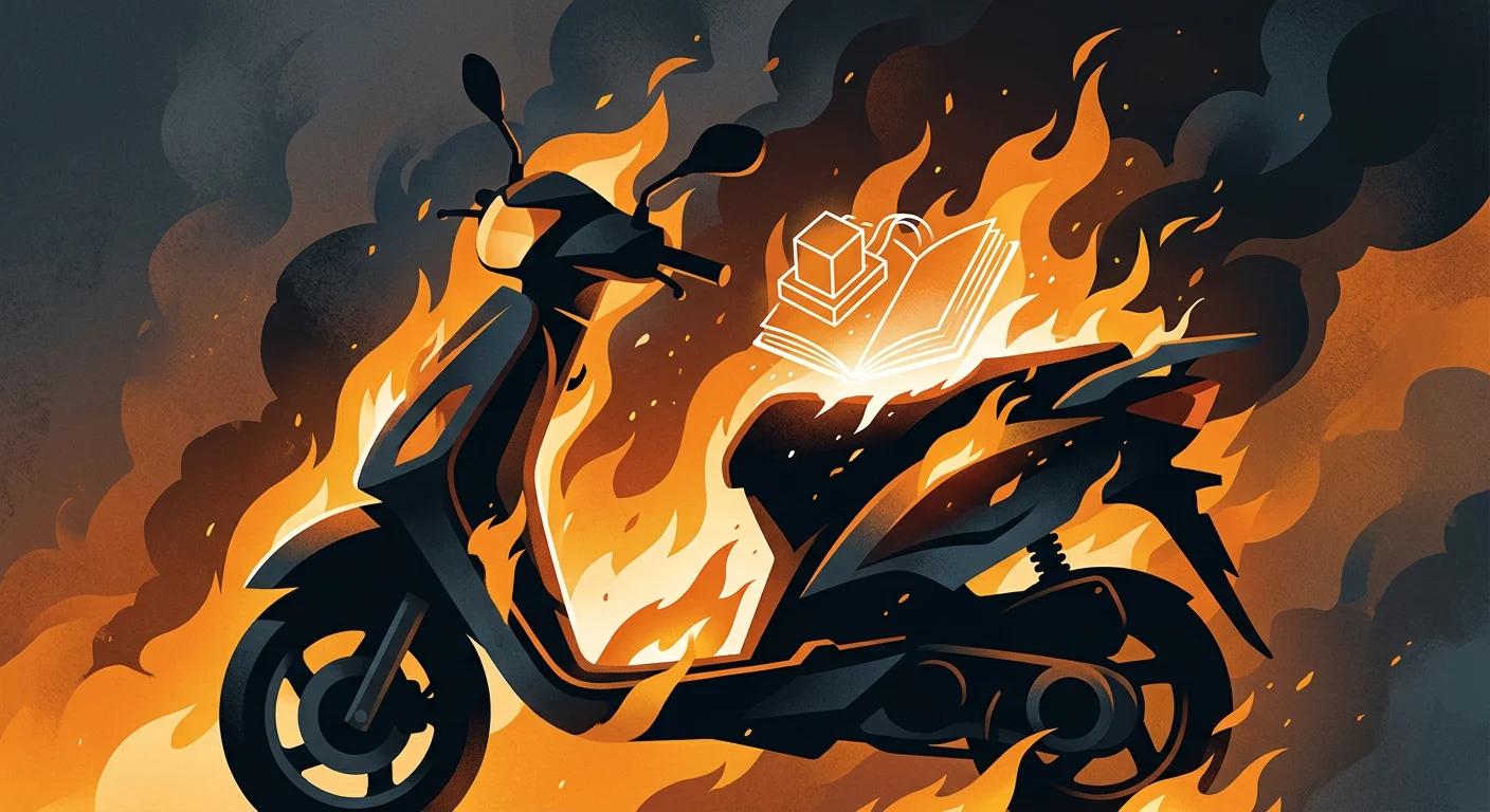 Policía arresta a menor por incendio de motoneta en Bnei Brak