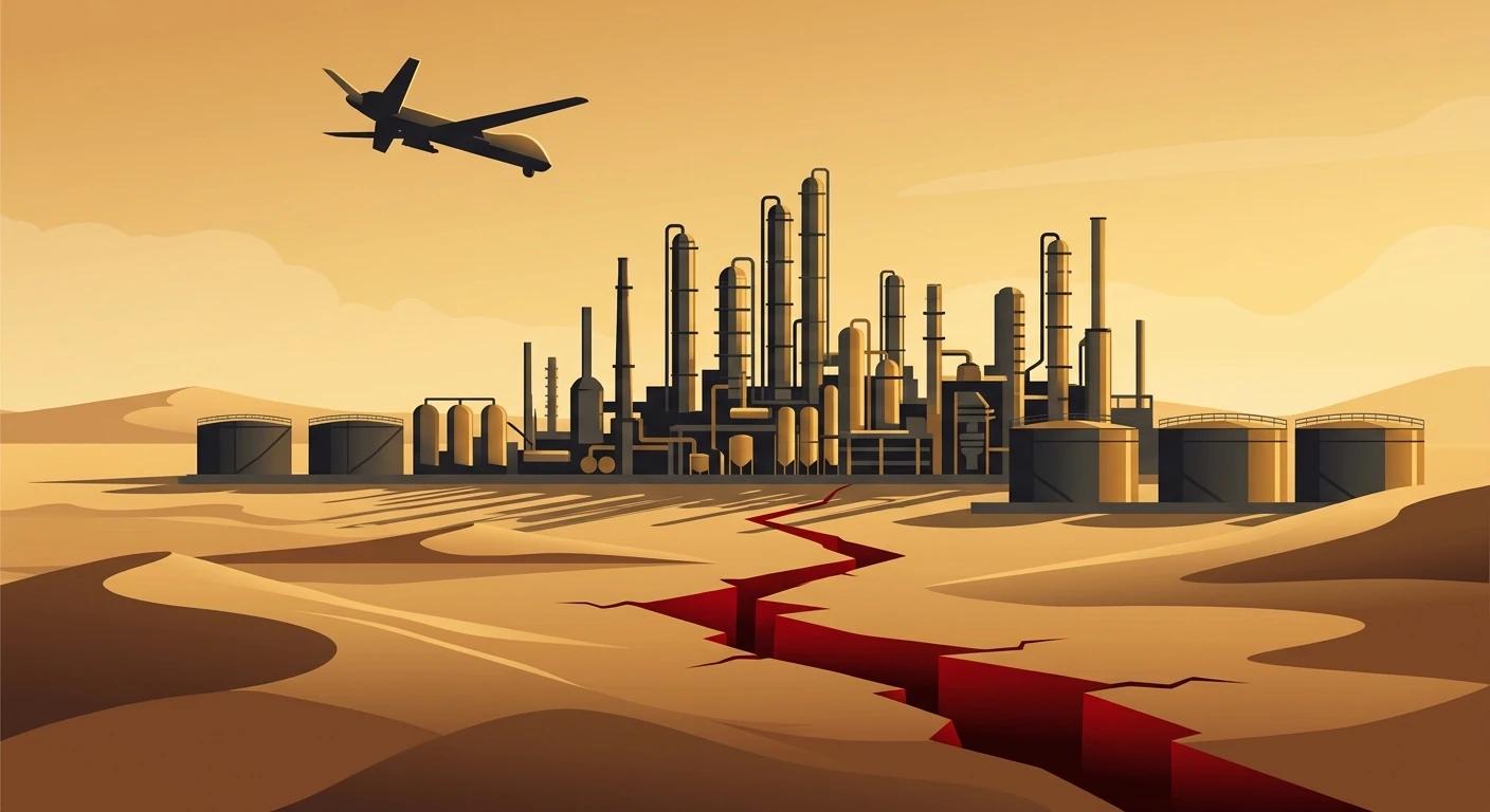 Irán ataca refinería saudí en Yanbu; Riad advierte con una respuesta contundente