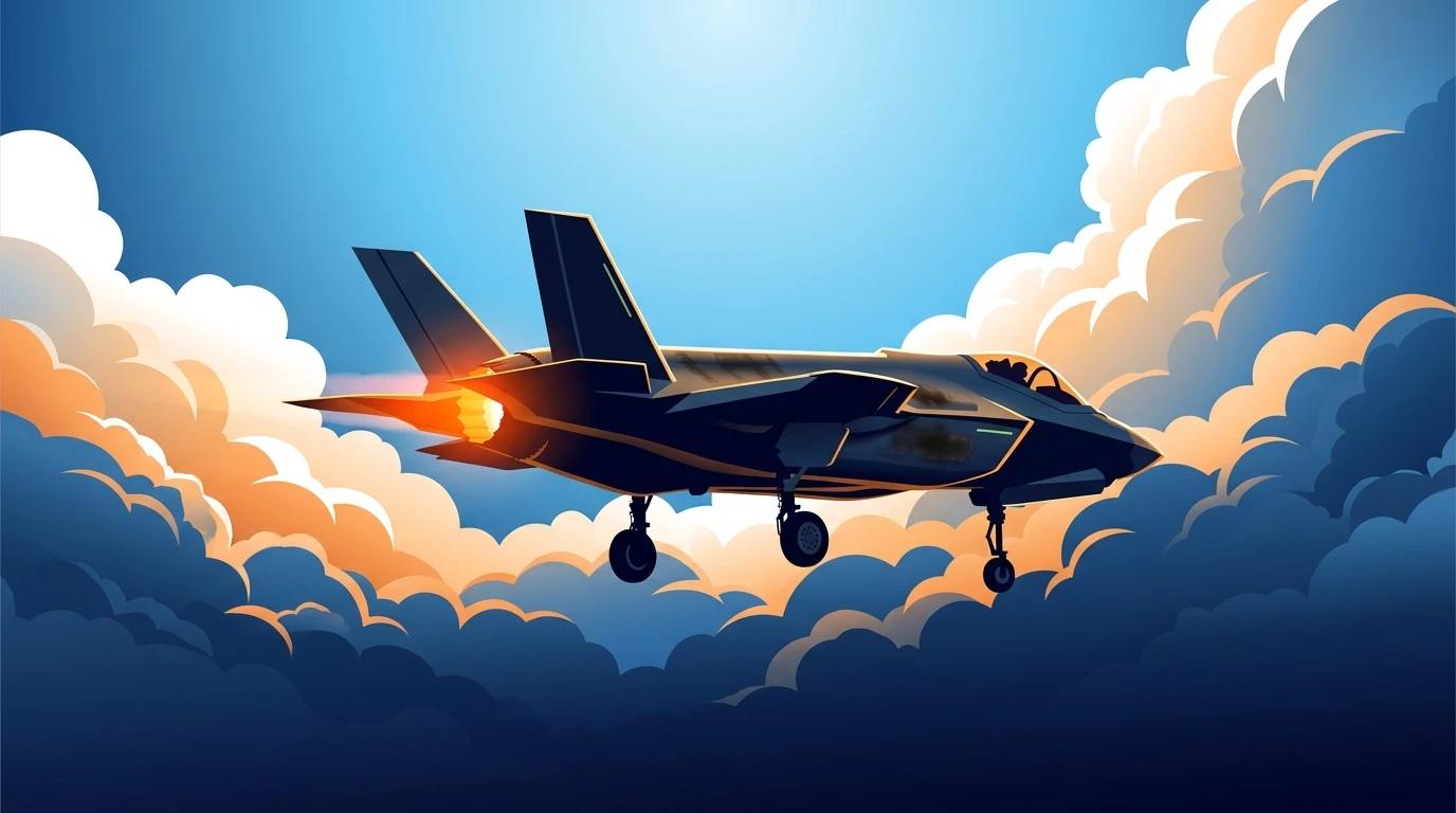 Avión F-35 de EE. UU. aterriza de emergencia tras ataque iraní