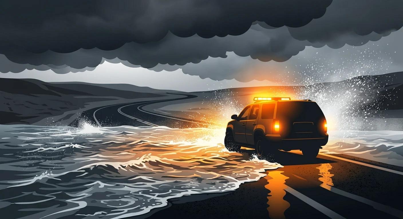 Clima invernal provoca cierres de carreteras y alertas de inundación en Israel
