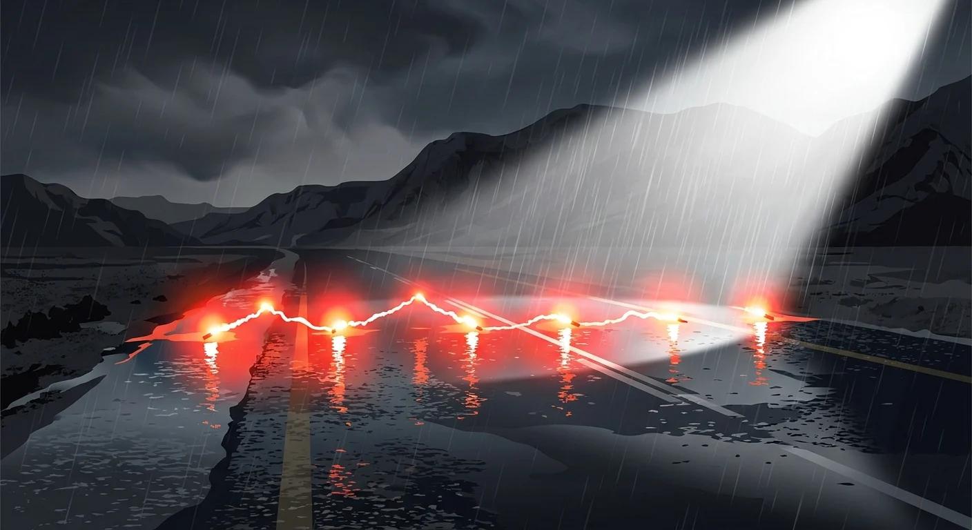 Israel cierra rutas en mar Muerto y Néguev por fuertes lluvias