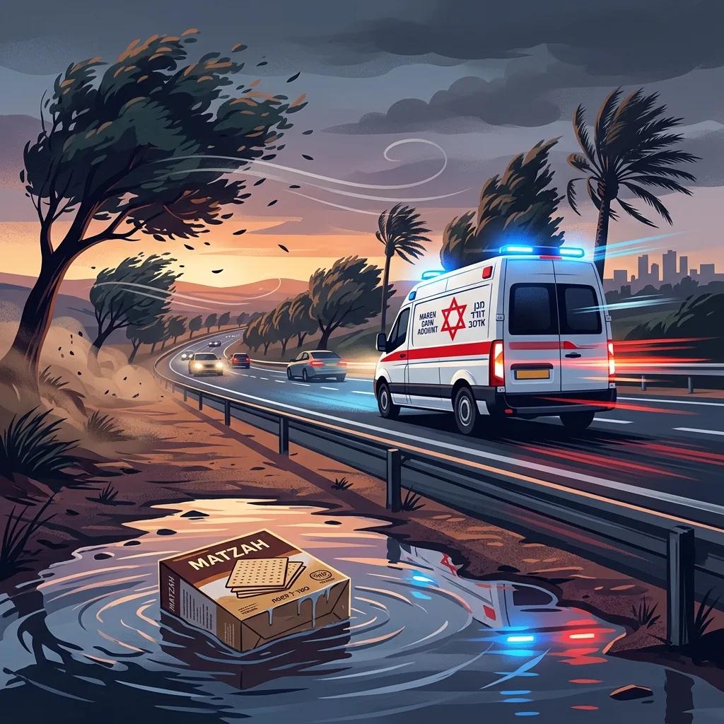 Israel se prepara para el regreso de lluvias y fuertes vientos durante Pésaj