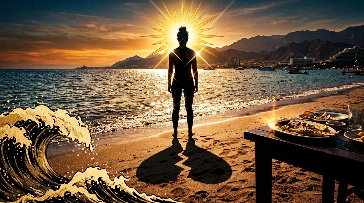 Ben Zini celebra su soltería en Eilat tras ruptura con Adi Himelbloy