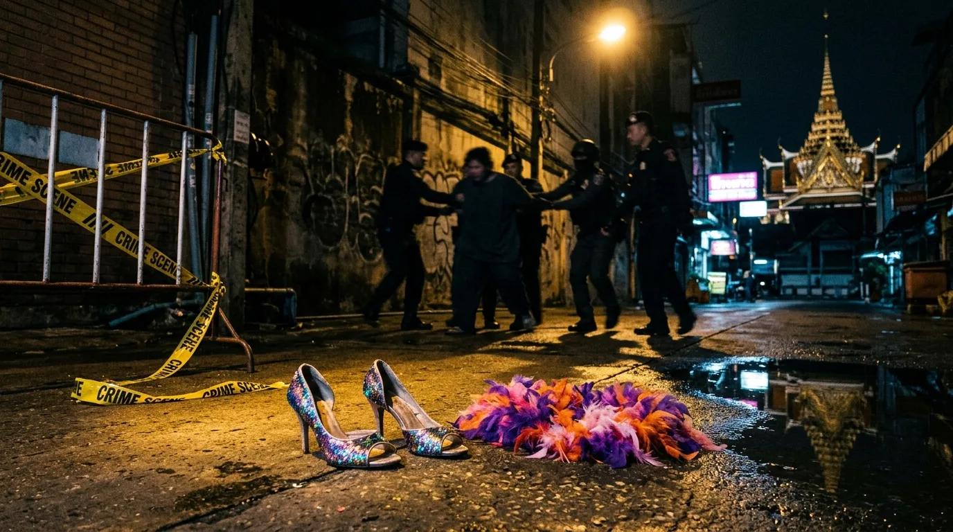 Policía tailandesa arresta a narco disfrazada de drag queen