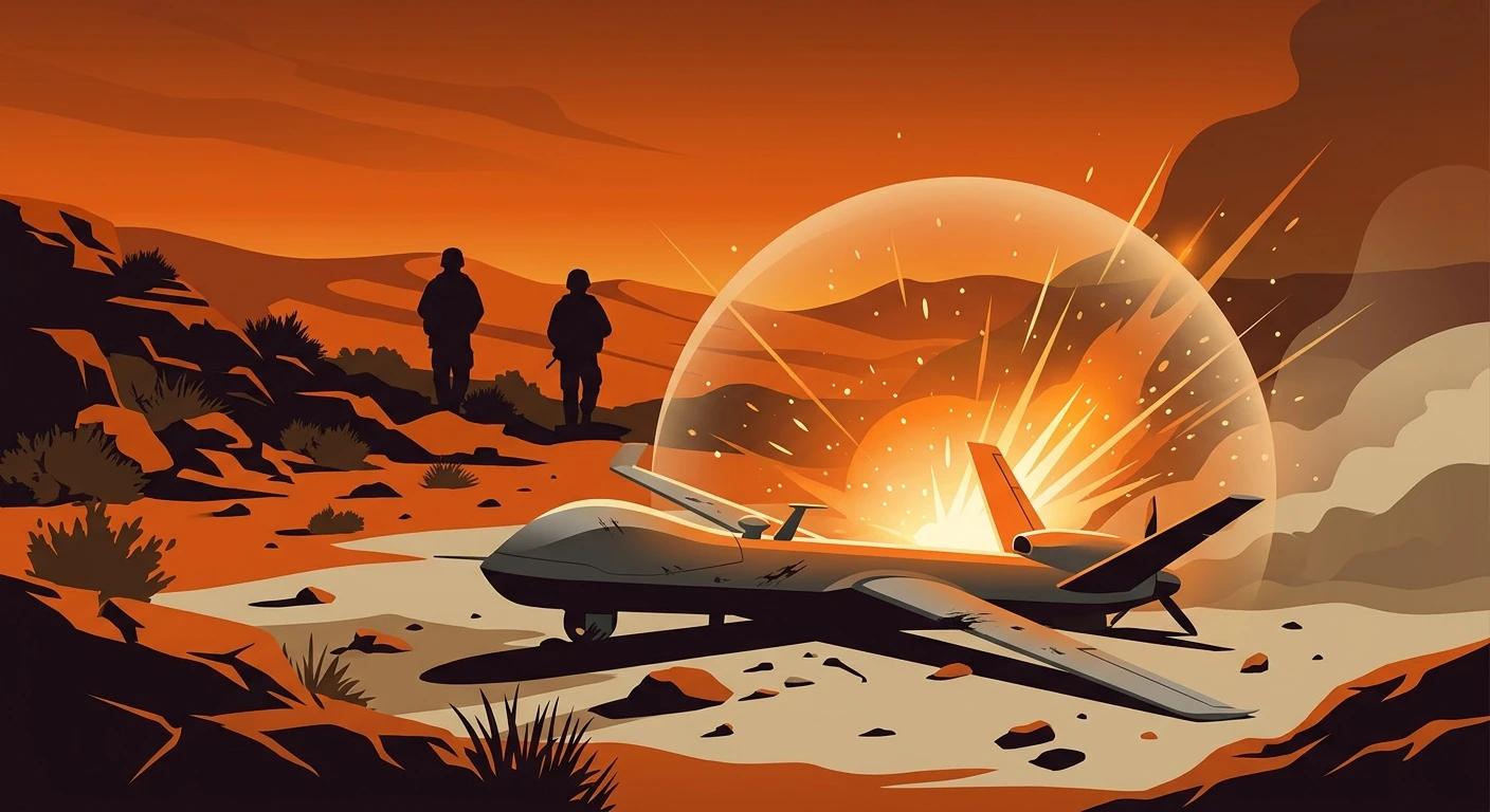 Oficial de FDI evita tragedia de dron que hirió a 4 soldados